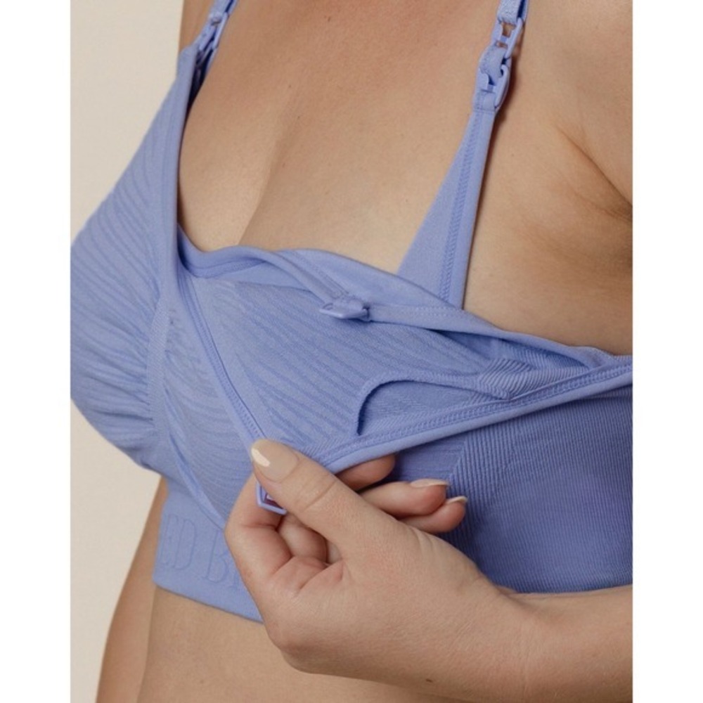 Kindred‎ Bravely Sublime Hands Free Pumping & Nursing Bra Blue Wisteria XL NWT